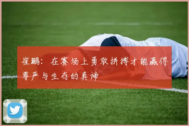 崔鹏：在赛场上勇敢拼搏才能赢得尊严与生存的真谛